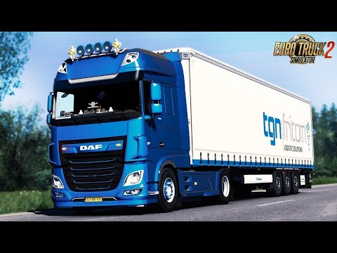 ⭕ Euro Truck Simulator  ⭕  - კონვოი ბიჭებთან ერთად   #ETS2 #DAFXF